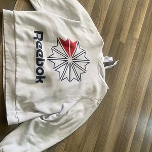 Reebok cropped hoodie